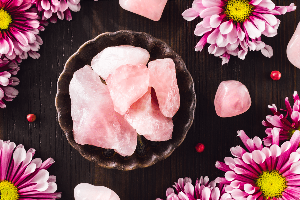 rose quartz salt