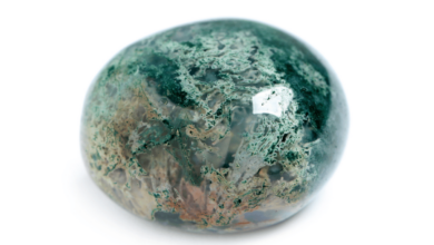 polished moss agate crystal meaning