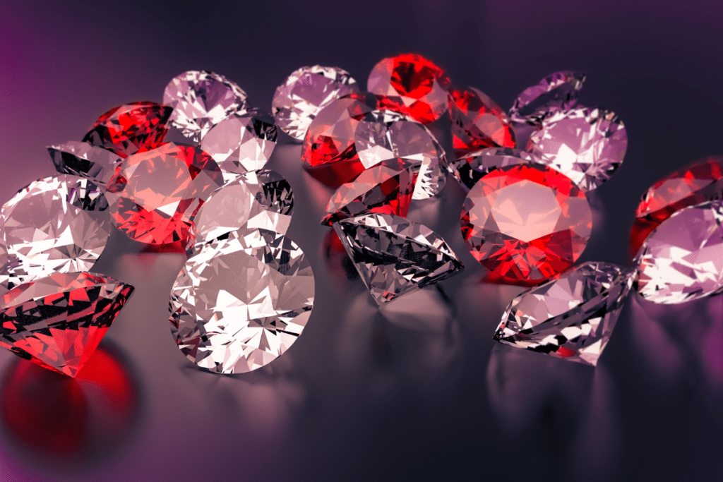 ruby and diamond