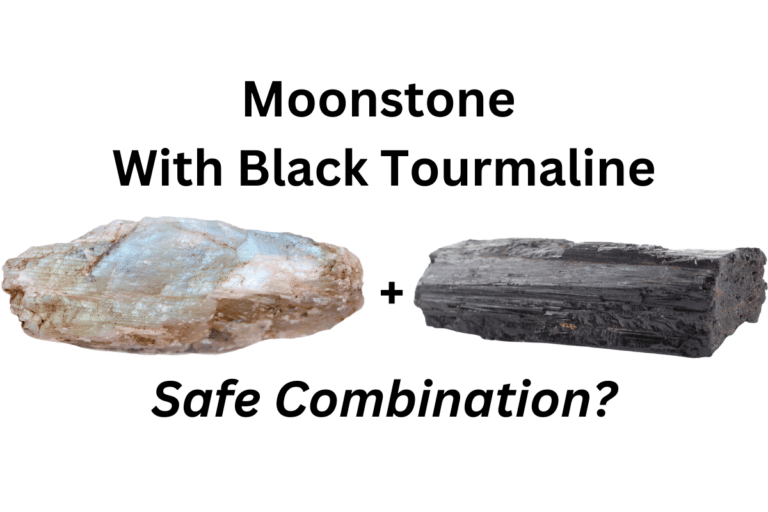 moonstone with black tourmaline - is it a safe crystal combination?
