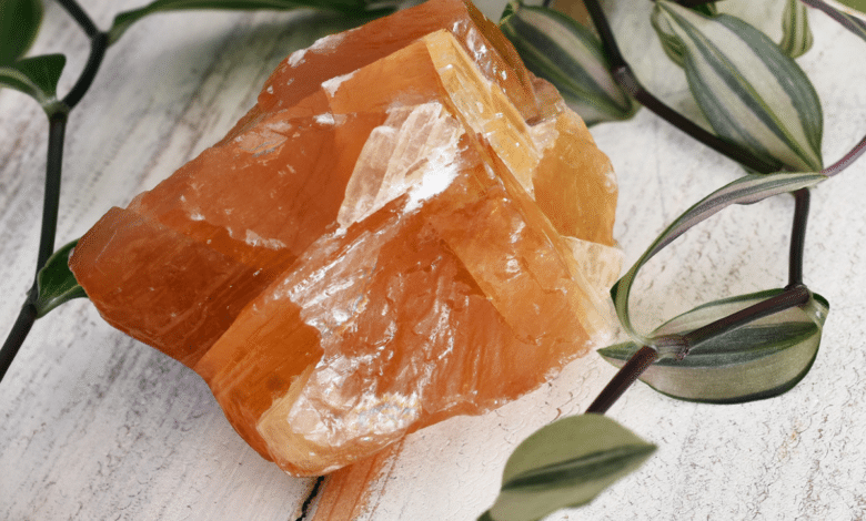 cleanse and charge honey calcite